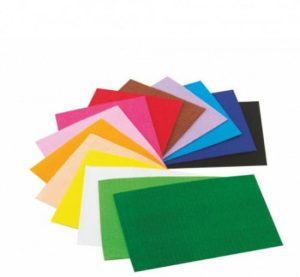 blister 10 láminas goma eva color naranja 40x60 faibo