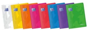 Paq/10 libretas easybook a4 48h. 90g. cuad.4x4 c/m tapa plástico colores vivos