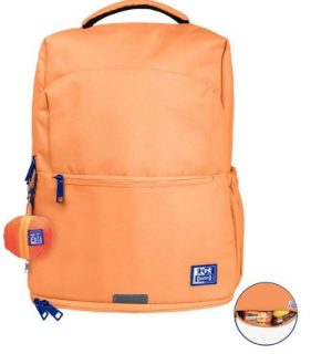 Mochila + lunchbox b-out 42x30x15cm color peach oxfbag