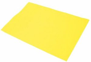 PACK/10 PLANCHAS DE FIELTRO 40X60 CM AMARILLO