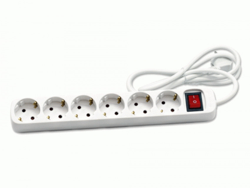 REGLETA MULTIPLE CEGASA 6 TOMAS 1,4M DE CABLE