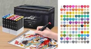 Estuche 120 rotuladores professional markers doble punta