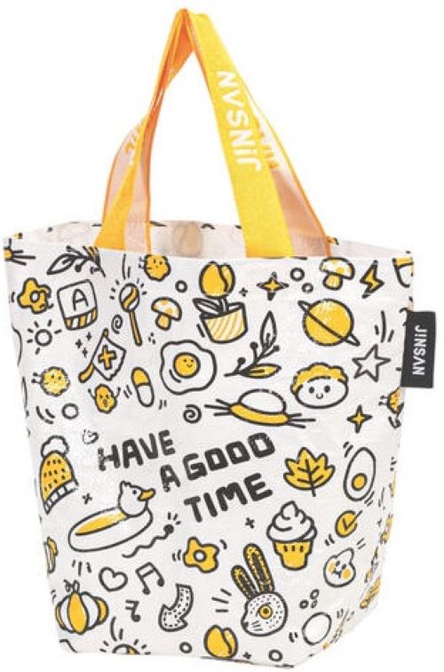 Bolsa woven bag pequeña 35x31x15cm pp have a good time
