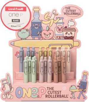 EXP 30 BOLIGRAFO UNI-BALL ONE P 0,5MM COLORES SURTIDOS
