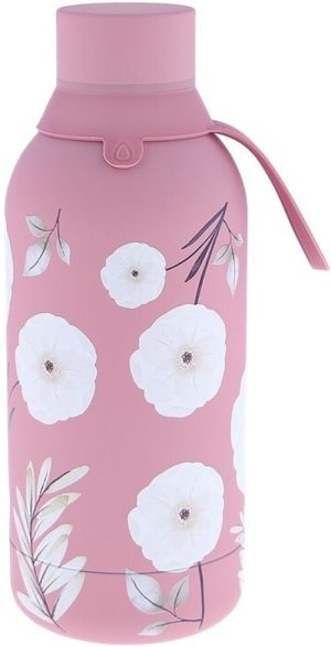 BOTELLA DE AERO INOXIDABLE 500ML MAKEUP FLOWERS