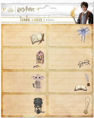 BLISTER ETIQUETAS ADHESIVAS HARRY POTTER