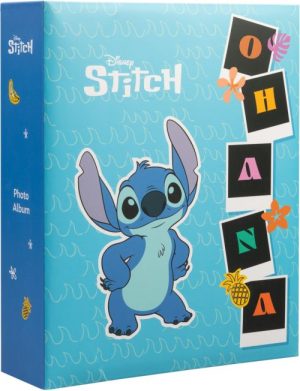 ALBUM DE FOTOS 304 BOLSILLOS 13X20CM DISNEY STITCH