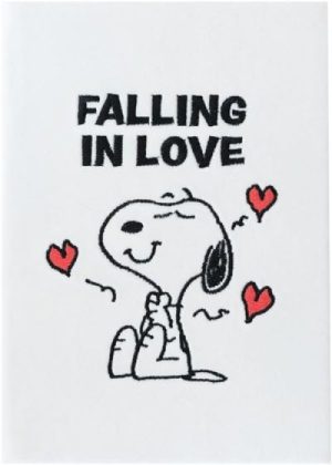 CUADERNO PREMIUM A5 TAPA FELPA SNOOPY LOVE COLLECTION