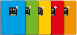 PACK 5 CUADERNO ESPIRAL Fº 100H 90G 3MM CUADROVIA T.EXTRAD.