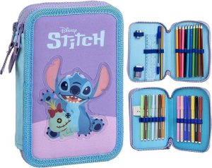 PLUMIER CON CONTENIDO STITCH
