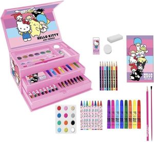 MALETIN SET COLOREABLE HELLO KITTY