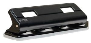 Taladro 4 punzones kangaro 2040 12/15 hojas color negro
