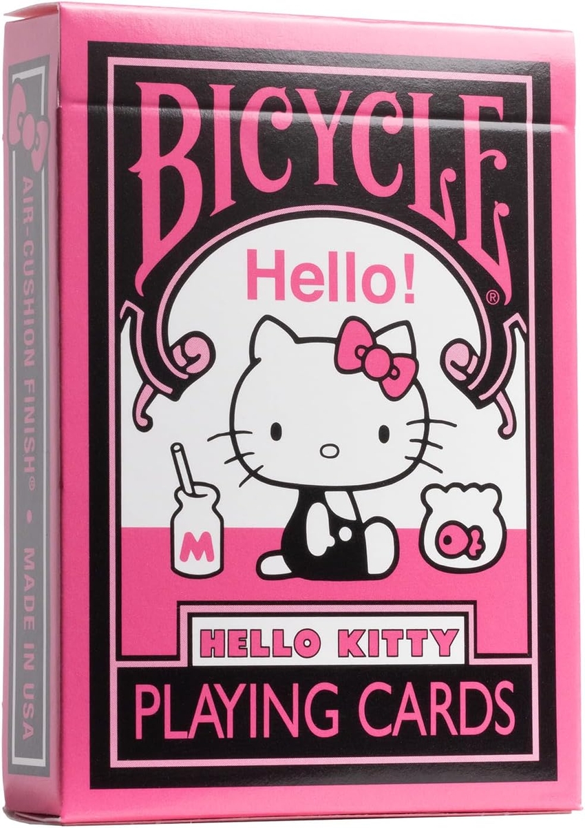 BARAJA TEMATICA HELLO KITTY BLACK &PINK BY BICYCLE