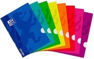 Paq/10 libreta openflex a4 48h. 90g. cuad.4x4 c/m tapa plastico oxford