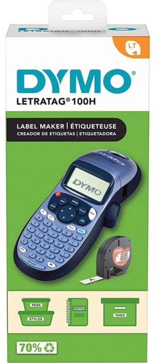 rotuladora dymo letratag lt-100h + 1 cinta regalo