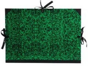 Carpeta dibujo carton con lazos 52x72cm canson classic marmol verde