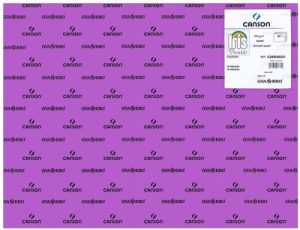Paq 25 cartulinas iris 50x65 cm. color violeta 185 g.