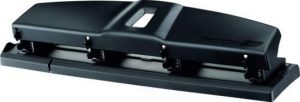 TALADRO 4 PUNZONES ESSENTIALS 10/12 HOJAS NEGRO MAPED