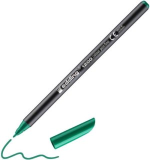 c/10 Rotulador Edding 1200 verde 04 punta de fibra