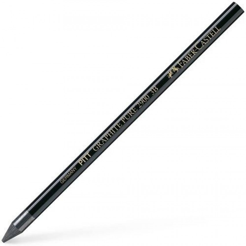 C/6 BARRA GRAFITO PURO 6B EN FORMA DE LAPIZ FABER CASTELL
