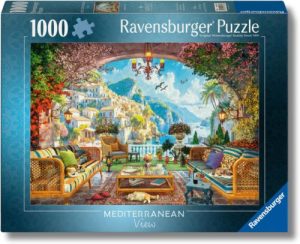 PUZZLE 2D 1000 PIEZAS TERRAZA MEDITERRANEA RAVENSBURGER