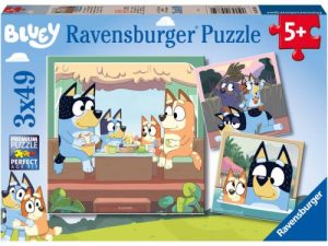 PUZZLE 2D 3X49 PIEZAS DISNEY BLUEY RAVENSBURGER