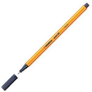 C/10 stabilo point 88 gris payne nº98 punta de fibra 0,4mm