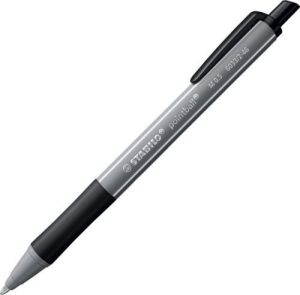 C/10 bolígrafo stabilo pointball colorful gris oscuro punta m 0.5 mm.