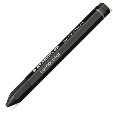 C/12 CRAYONES LUMOCOLOR 236 OMNIGRAPH PERMANENT NEGRO