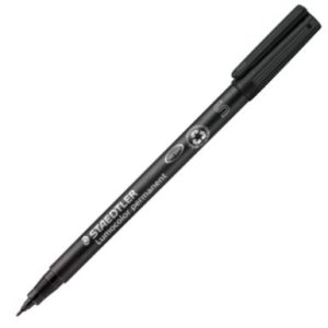 C/10 ROTULADOR LUMOCOLOR 313 NEGRO PUNTA S PERMANENTE