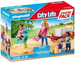 EDUCADORA CON CARRITO STARTER PACK PLAYMOBIL