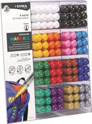 Exp 192 rotuladores lyra graduate mark all 2mm colores surtidos