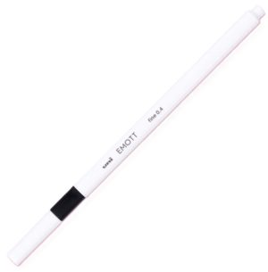 C/10 rotulador uni emott punta fina 0,4mm color negro nº24