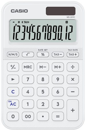 Calculadora sobremesa ms-20yc-we color blanco