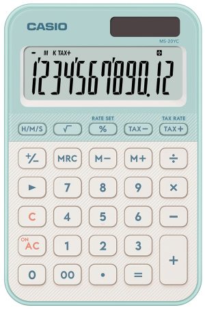 Calculadora sobremesa ms-20yc-lg color verde