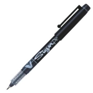 c/12 rotulador vsignpen negro punta 2,0mm tinta liquida