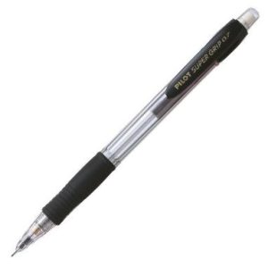 C/12 PORTAMINAS CUERPO NEGRO SUPERGRIP H-187 0,7MM
