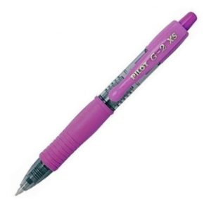 C/12 BOLIGRAFO PILOT G-2 PIXIE ROSA PUNTA 0,7MM