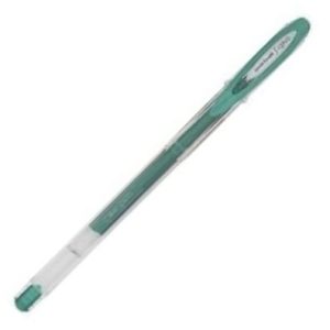 C/12 BOLIGRAFO UNI-BALL SIGNO SPARKLING 1MM VERDE PURPURINA