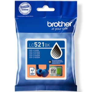 CARTUCHO DE TINTA ORIGINAL BROTHER LC521BK NEGRO