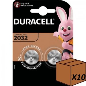 C/10 BLISTER 2 PILA DE BOTON DURACELL CR2032