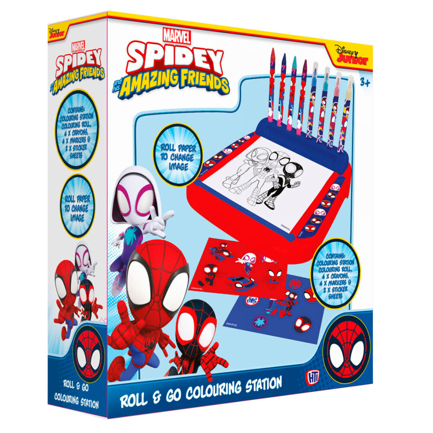 ESTACION PORTATIL DE DIBUJO ROLL &GO SPIDEY