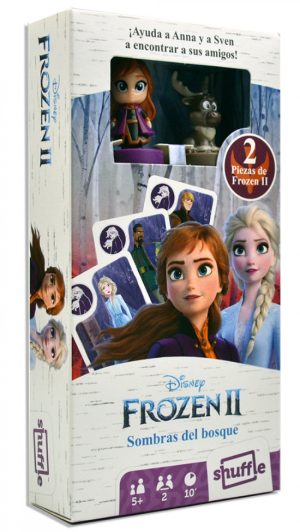NAIPE INFANTIL FROZEN 2 SOMBRAS DEL BOSQUE + 2 FIGURAS