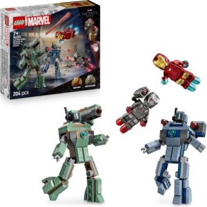 IRON MAN Y MAQUIDA DE GUERRA VS DRONES DE HAMMER