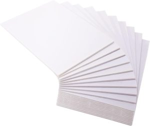C/50 CARTON PLUMA PAPERLINE A4 5MM BLANCO 210X297