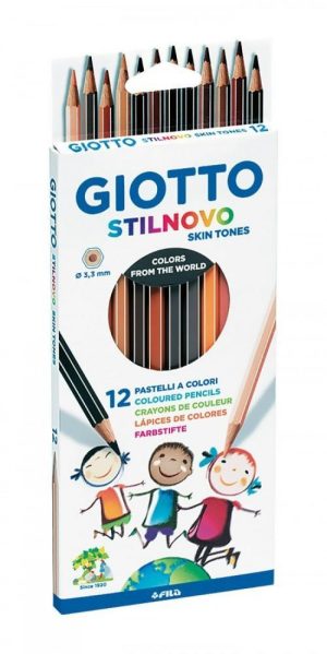 ESTUCHE 12 LAPICES DE COLORES GIOTTO SKIN TONES