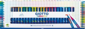 ESTUCHE 30 ROTULADORES DOBLE PUNTA TURBOPRO GIOTTO