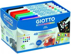 Pack 48 rotuladores giotto decor materials