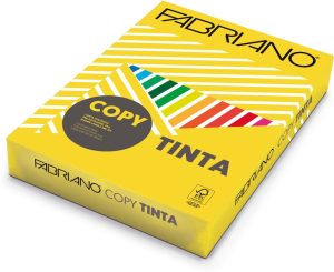 PAQUETE A4 500H 80G FABRIANO COLORE AMARILLO CEDRO