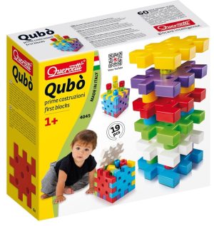 FIRST TOYS QUBO PRIMEROS BLOQUES 19 PIEZAS